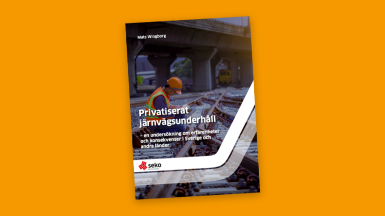 Privatiserat järnvägs&shy;underhåll